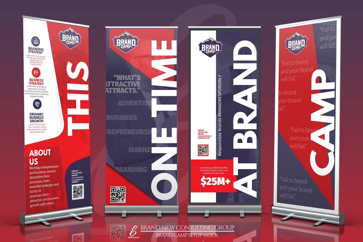 Retractable Banner + Shipping – BrandNewConsultingGroup